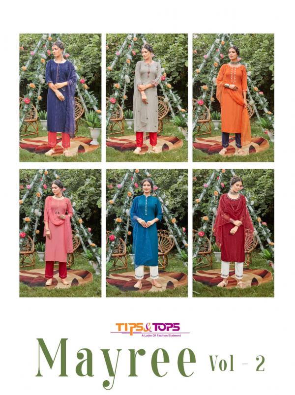 Tips & Tops Mayree 2 Rayon Baeautiful Readymade Salwar 